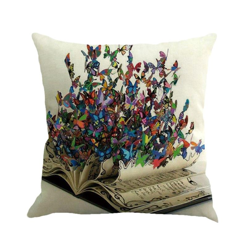 Bedroom Decor Butterfly Painting Linen Cushion Cover 1PC 45X45CM Throw Waist Pillow Case Sofa Home Decor A17#30, Multi
Bedroom Decor Butterfly Painting Linen Cushion Cover 1PC 45X45CM Throw Waist Pillow Case Sofa Home Decor A17#30, Multi