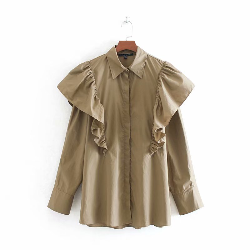 women high street solid color pleats cascading ruffles casual smock blouse shirts women long sleeve blusas femininas tops LS4252, As pic ls4252cc
women high street solid color pleats cascading ruffles casual smock blouse shirts women long sleeve blusas femininas tops LS4252, As pic ls4252cc