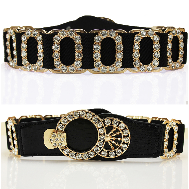 Fashion luxury designer female woman elastic leather belt with diamonds zircon crystal rose flower for coat dress 75cm, Black;brown
Fashion luxury designer female woman elastic leather belt with diamonds zircon crystal rose flower for coat dress 75cm, Black;brown