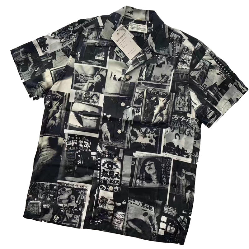 Mens T Shirts WACKO MARIA Loose Shirt Short Sleeve Cardigan YOHJI Fashion Black Loose Shirt Women T-shirt Casual High Street M-XL
Mens T Shirts WACKO MARIA Loose Shirt Short Sleeve Cardigan YOHJI Fashion Black Loose Shirt Women T-shirt Casual High Street M-XL