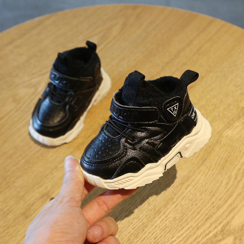 Boys' Cotton Shoes Sneakers 0-2 Years Old Baby Toddler Shoes Non-slip Soft Bottom Baby