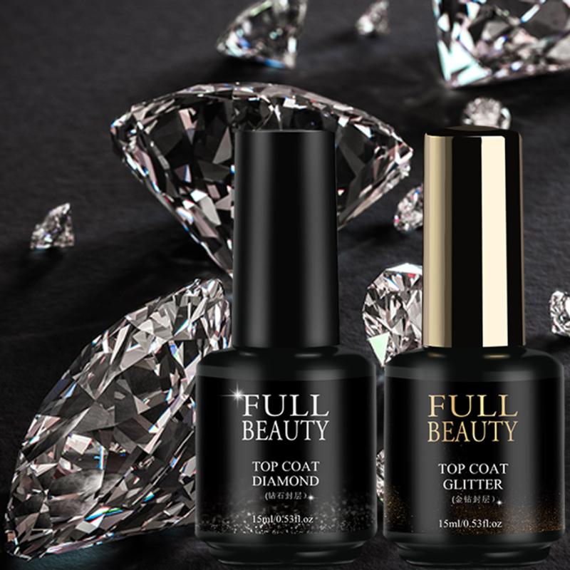 15ml Diamond Glitter Nail Top Coat Quick-drying Hardness No Wipe Varnish Shiny Sealer Soak off Lacquer Long Lasting Gel BE1594, Diamond top coat
15ml Diamond Glitter Nail Top Coat Quick-drying Hardness No Wipe Varnish Shiny Sealer Soak off Lacquer Long Lasting Gel BE1594, Diamond top coat