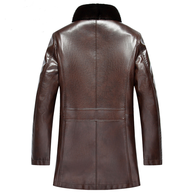 Rex 2020 Men Thick Wool Liner Male Jacket Pure Collar PU Leather Jackets Plus Size HJ652, Black
Rex 2020 Men Thick Wool Liner Male Jacket Pure Collar PU Leather Jackets Plus Size HJ652, Black