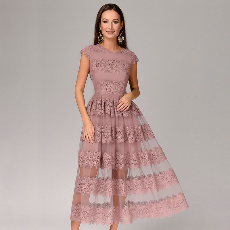 Women Vintage Lace Patchwork A-line Party Dress Short Sleeve O neck Solid Elegant Casual Dress 2020 Summer New Fashion, Black
Women Vintage Lace Patchwork A-line Party Dress Short Sleeve O neck Solid Elegant Casual Dress 2020 Summer New Fashion, Black