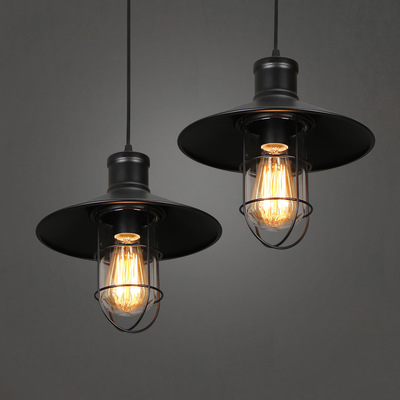 2021 pendant lights vintage style pendant lamps rounded metal lamp shade Kichler pendant lighting Linear Suspension Lighting black color