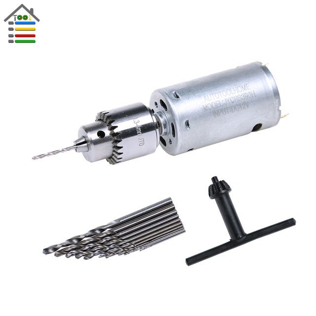 dc 12v motor electric mini hand drill pcb drills press drilling set with 10pc 0.5-3 twist bits and 0.3-4mm jt0 chucks
dc 12v motor electric mini hand drill pcb drills press drilling set with 10pc 0.5-3 twist bits and 0.3-4mm jt0 chucks