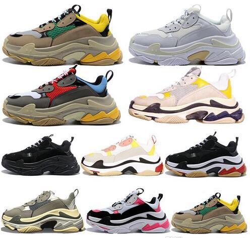 Triple S Platform Sneakers For Men Women Chaussures Paris 17FW Triple Black Cream Yellow Red Casual Shoes Luxury Shoes 36-45, 13
Triple S Platform Sneakers For Men Women Chaussures Paris 17FW Triple Black Cream Yellow Red Casual Shoes Luxury Shoes 36-45, 13