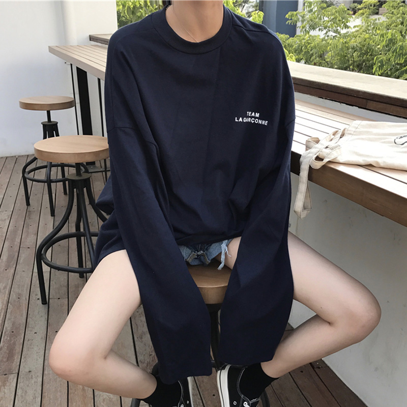 Autumn Women Harajuku Long T-shirts Korean oversized Drop Shoulder Long Sleeve Thin Shirts Female Batwing tshirt Streetwear Tops, Xian 1982 hei
Autumn Women Harajuku Long T-shirts Korean oversized Drop Shoulder Long Sleeve Thin Shirts Female Batwing tshirt Streetwear Tops, Xian 1982 hei