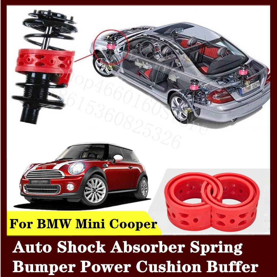 

For BMW Mini Cooper 2pcs High-quality Front or Rear Car Shock Absorber Spring Bumper Power Auto-buffer Car Cushion Urethane