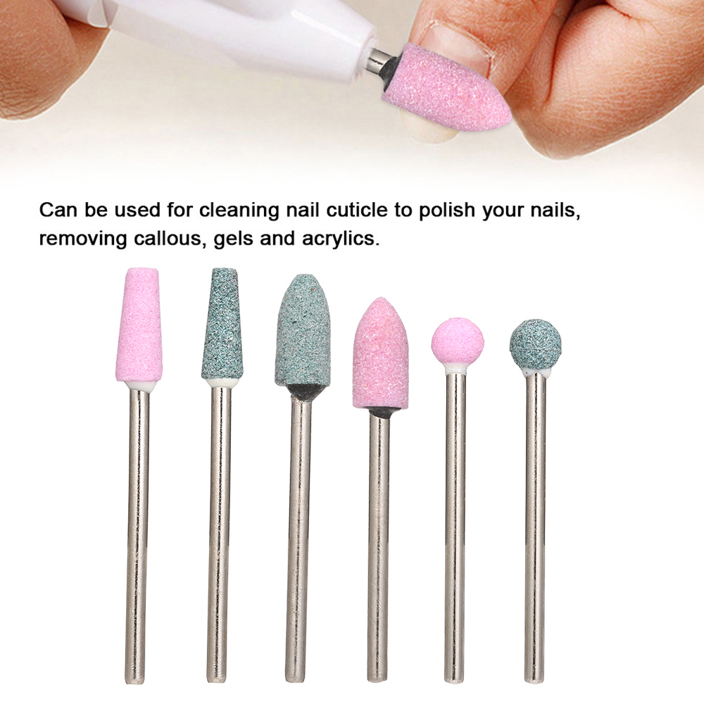 6pcs Nail Drill Bits Cuticle Cleaner Dust Drill Brush Rotary Polishing Nail Grinding Heads Salon Tools Grinding Tool
6pcs Nail Drill Bits Cuticle Cleaner Dust Drill Brush Rotary Polishing Nail Grinding Heads Salon Tools Grinding Tool