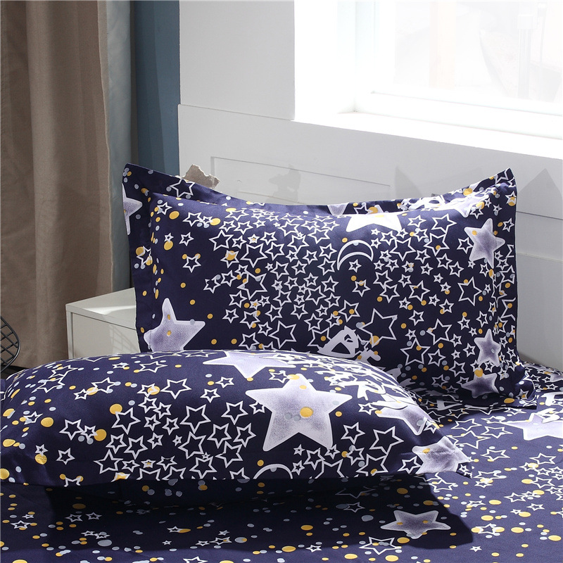 Blue Star Bedding Sets Single Double Twin/Queen 2pcs/3pcs Bedclothes Bed Linen Duvet Cover Set No Sheet No Filling