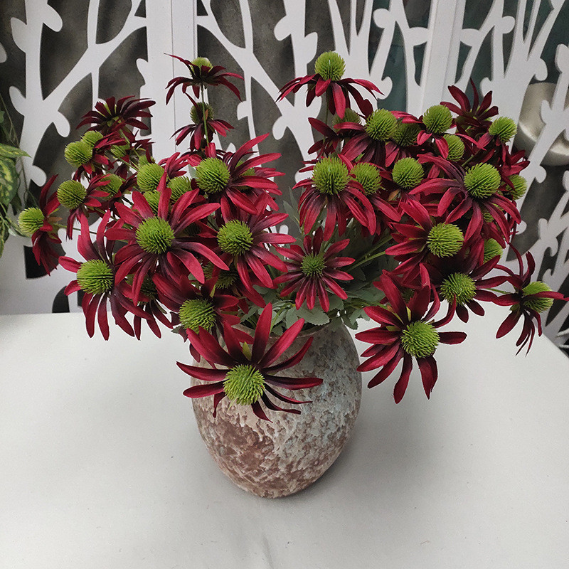 Large Artificial New 4 fork simulation echinacea Leafs Green Plant Tropical Shrub Autumn Decoration Fake Rubber Tree for Home, Orange
Large Artificial New 4 fork simulation echinacea Leafs Green Plant Tropical Shrub Autumn Decoration Fake Rubber Tree for Home, Orange