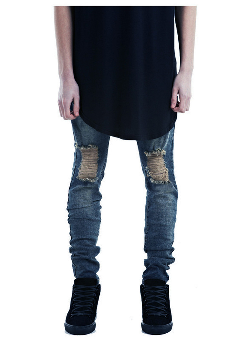 Men's Jeans Mens High Street Dark Blue Skinny Hole Denim Pants Distrressed Asian Size, As pic
Men's Jeans Mens High Street Dark Blue Skinny Hole Denim Pants Distrressed Asian Size, As pic