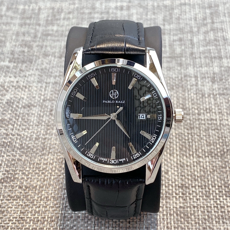 PABLO RAEZ Mens Steel case Quartz simple Wristwatch Luxury Watch New style clock relogies for men Genuine leather fashion gentleman watch, Rose black band white face
PABLO RAEZ Mens Steel case Quartz simple Wristwatch Luxury Watch New style clock relogies for men Genuine leather fashion gentleman watch, Rose black band white face
