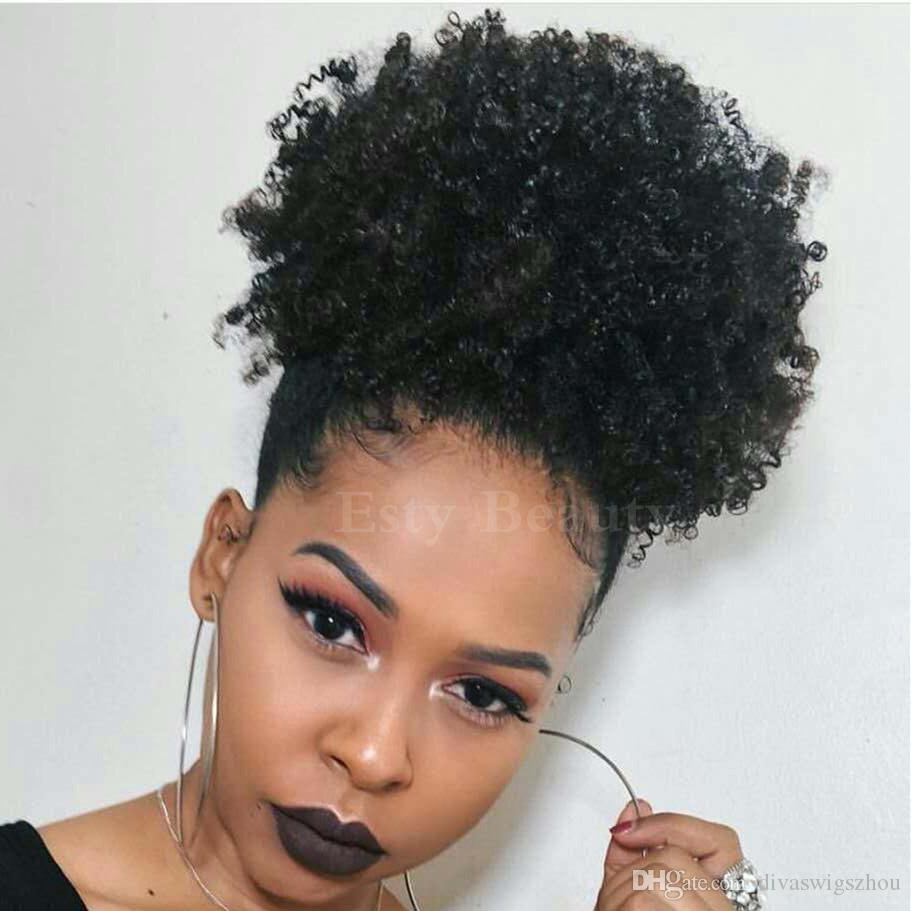 Afro Kinky Curly Fluffy Scrunchy Hairpiece Puff Ponytail Hair Bun Extensions with Elastic Drawstring Clips for African American Women
Afro Kinky Curly Fluffy Scrunchy Hairpiece Puff Ponytail Hair Bun Extensions with Elastic Drawstring Clips for African American Women