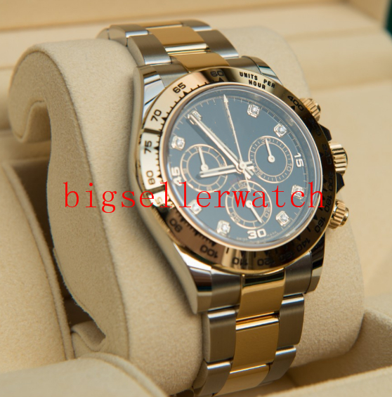 Topselling High Quality Watch 40mm Cosmograph 116523 116503 No Chronograph 18k Gold & Steel Mechanical Automatic Mens Men's Watches, Blue
Topselling High Quality Watch 40mm Cosmograph 116523 116503 No Chronograph 18k Gold & Steel Mechanical Automatic Mens Men's Watches, Blue