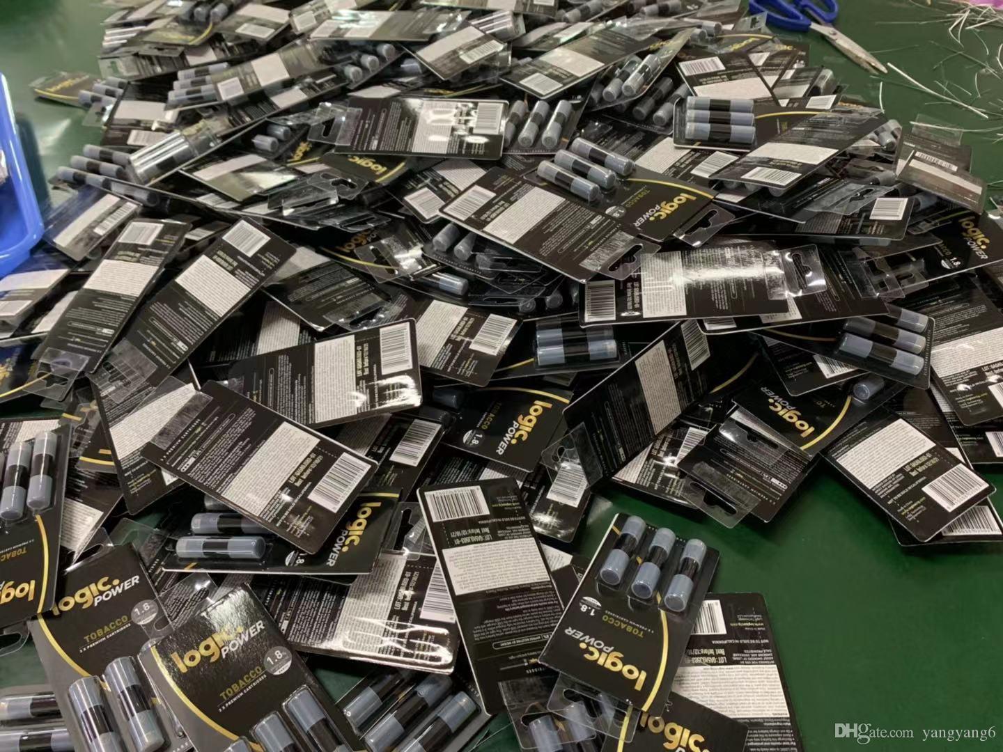 CHEAP LOGIC POWER TOBACCO 1.8% 3X PREMIUM CARTRIDGES 30PCS/LOT HOTSALE IN NEW YORK SHIPPING BY DHL
CHEAP LOGIC POWER TOBACCO 1.8% 3X PREMIUM CARTRIDGES 30PCS/LOT HOTSALE IN NEW YORK SHIPPING BY DHL