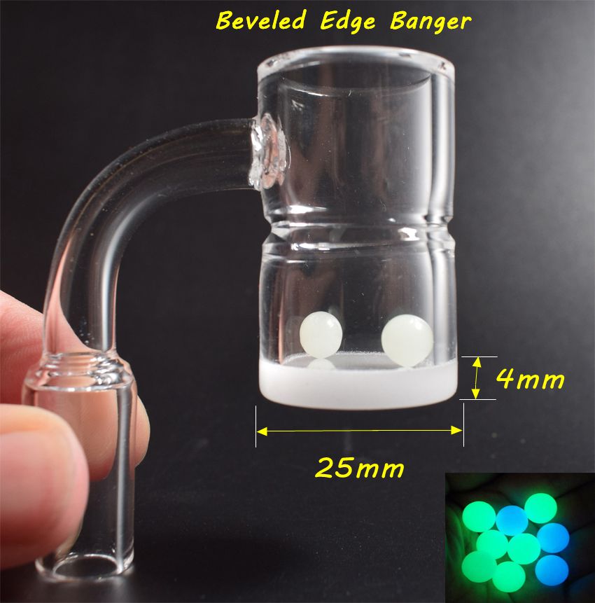 3mm Beveled Edge Splash Guard 4mm Opaque Bottom Quartz Banger Nail With Terp Pearl Ball Insert 25mm OD Quartz Nails For Glass Bongs
3mm Beveled Edge Splash Guard 4mm Opaque Bottom Quartz Banger Nail With Terp Pearl Ball Insert 25mm OD Quartz Nails For Glass Bongs