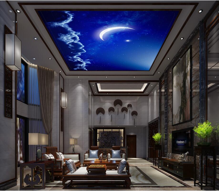 3d murals wallpaper for living room Moon and starry sky ceiling 3d ceiling murals wallpaper, Blue
3d murals wallpaper for living room Moon and starry sky ceiling 3d ceiling murals wallpaper, Blue