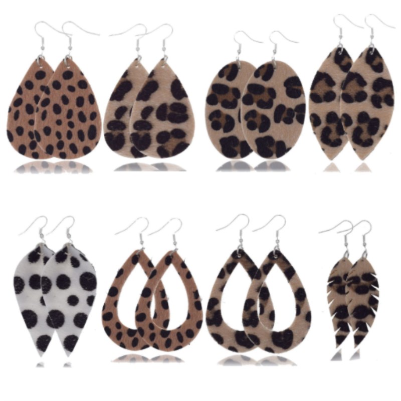 10Pairs/lot Leopard Faux Leather Earrings Drop Set For Women 2019 Fashion Earring Horse Hair Leather Earings Jewelry Wholesale
10Pairs/lot Leopard Faux Leather Earrings Drop Set For Women 2019 Fashion Earring Horse Hair Leather Earings Jewelry Wholesale