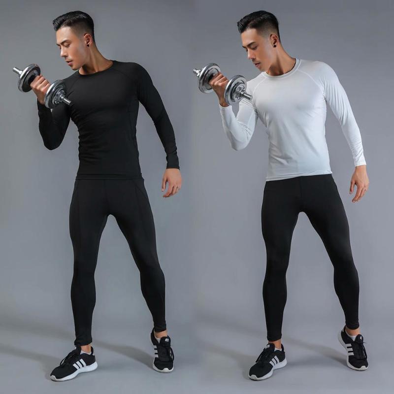 Quick-drying compression men' sports suits suits runners sports fitness training running track running, 1- pants
Quick-drying compression men' sports suits suits runners sports fitness training running track running, 1- pants