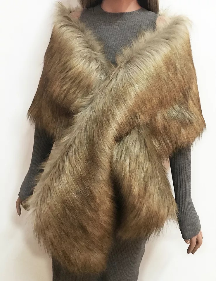 Fur Faux Winter Bolero Women Bridal Shawl Wedding Cape In Stock Bridal Cloaks Wedding Coat Jacket For Evening Party
