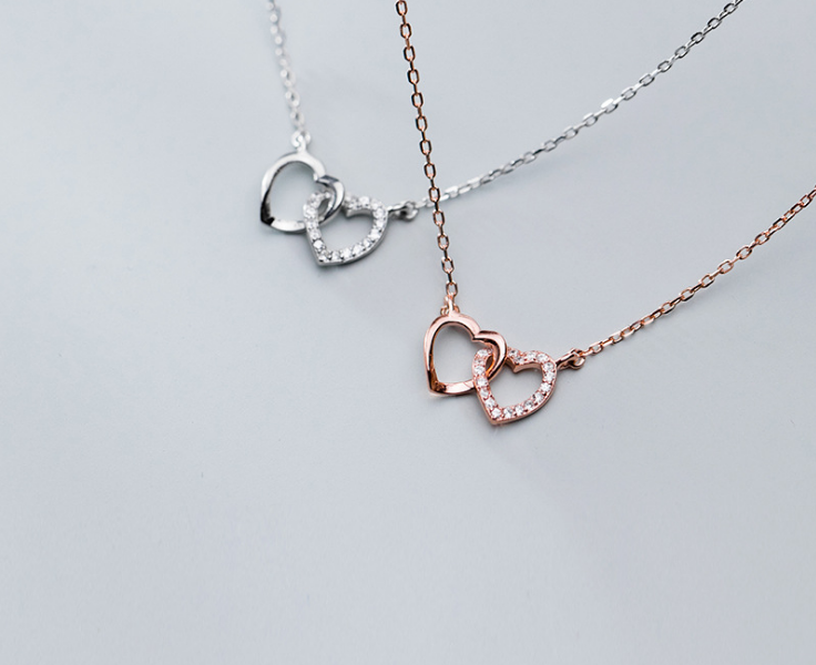 1pc 100% real Sterling Silver 925 Fine Jewelry zircon + Interlocked open love heart love Pendant Necklace GTLX2084
1pc 100% real Sterling Silver 925 Fine Jewelry zircon + Interlocked open love heart love Pendant Necklace GTLX2084