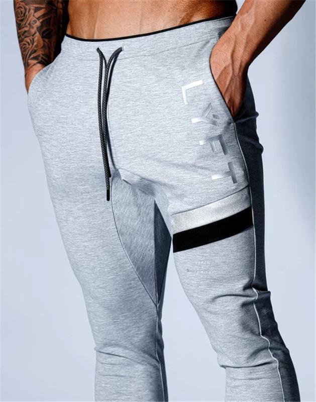 JAPAN & United Kingdom Zipper Pocket Sport Running Men Joggers Bodybuilding Trackpants Sweatpants Gym Training Jogging Pants