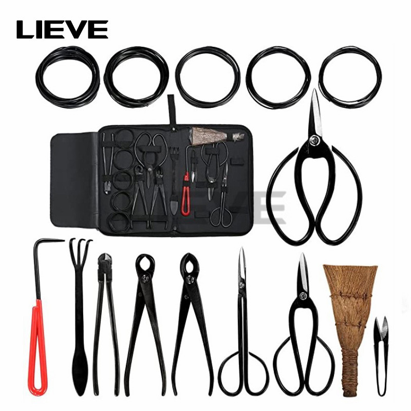 Bonsai Pruning Tool Set Shear Garden Extensive Cutter Carbon Steel Scissors Kit with Nylon Case for Home Garden Pruning Tools
Bonsai Pruning Tool Set Shear Garden Extensive Cutter Carbon Steel Scissors Kit with Nylon Case for Home Garden Pruning Tools