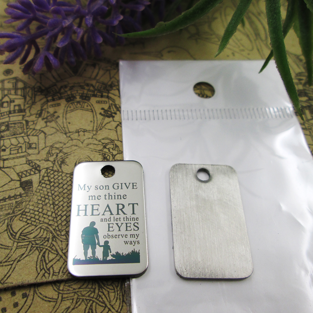 40pcs--"my son give me thine heart"stainless steel charms more style for choosing DIY Charms pendants for necklace
40pcs--"my son give me thine heart"stainless steel charms more style for choosing DIY Charms pendants for necklace