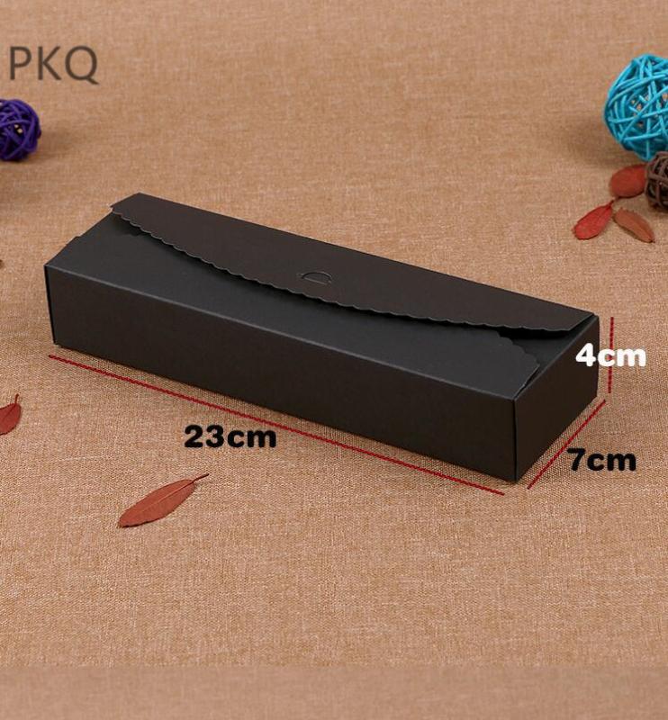 30Pcs Black Kraft Gift Box Baking Macaron Packaging Box Cookies Candy Present Christmas Boxes 23*7*4cm
30Pcs Black Kraft Gift Box Baking Macaron Packaging Box Cookies Candy Present Christmas Boxes 23*7*4cm