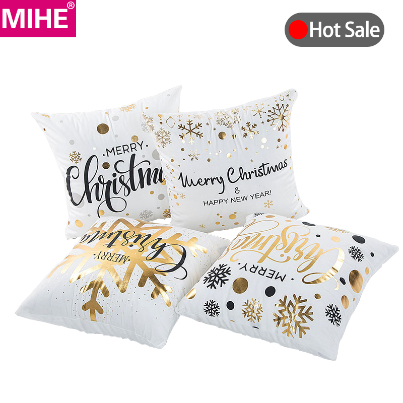 MIHE Christmas Cushion Cover For Home Decoratives Cushions For Sofa Seat Covers Car Pillowcase Soft Bed Pillow Case BZT18, Blue
MIHE Christmas Cushion Cover For Home Decoratives Cushions For Sofa Seat Covers Car Pillowcase Soft Bed Pillow Case BZT18, Blue