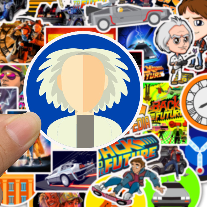 50pcs/Set Classic Movie Landscape Characters Stickers For Luggage Laptop Art Painting DIY Poster Stickers Waterproof Skateboard Toys