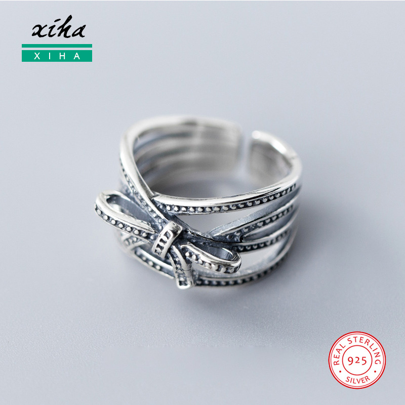Antique Vintage 925 Sterling Silver Rings for Women Multilayer Twist Wide Large Adjustable Ring Fashion Statement Jewelry 2020
Antique Vintage 925 Sterling Silver Rings for Women Multilayer Twist Wide Large Adjustable Ring Fashion Statement Jewelry 2020