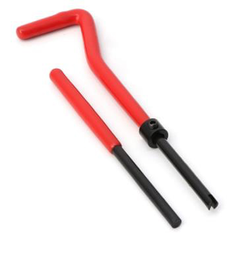 M5 M6 M8 Vehicle Repair Kit Tap Wrench Cutter Mechanics Hand Tools Red Thread Wire Insert Stainless Steel Small Wrenchs Car Repairs Tool 25Pcs/Set