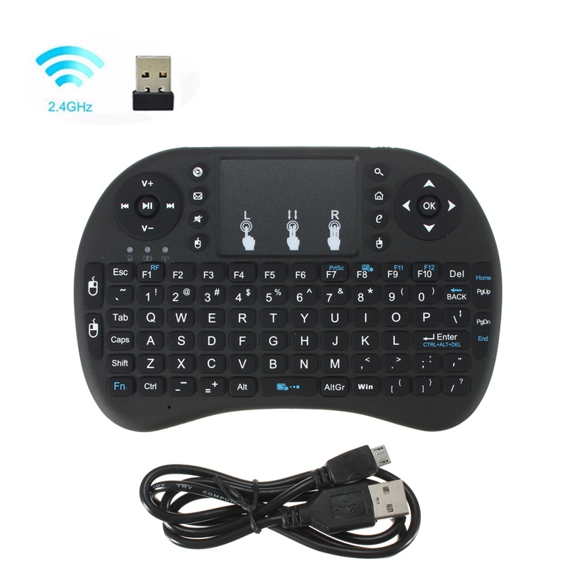 i8 2.4GHz Wireless Mouse Gaming Keyboards Backlight Multi-color Backlit Mouse Remote Control for TV Android Boxes MXQ PRO t95 X96 tx3 h96