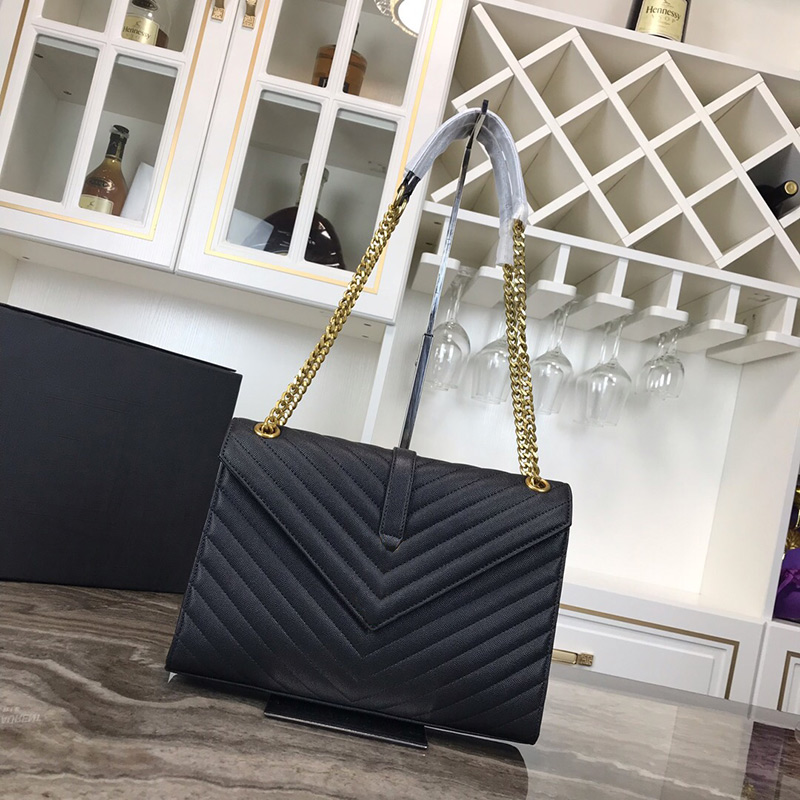 28cm classic V shape chain crossbody bag flip envelope bag large capacity ladies shopping handbags purse single shoulder messenger bags, Picture 1
28cm classic V shape chain crossbody bag flip envelope bag large capacity ladies shopping handbags purse single shoulder messenger bags, Picture 1