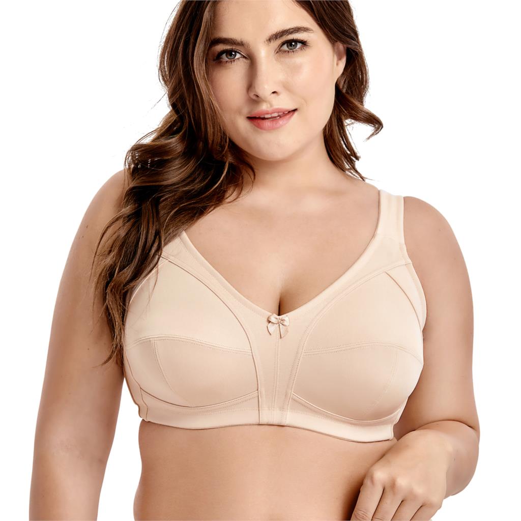 Women's Non-Padded Wire Free Comfort Lift Full Coverage Support Bra Plus Size, Black01
Women's Non-Padded Wire Free Comfort Lift Full Coverage Support Bra Plus Size, Black01
