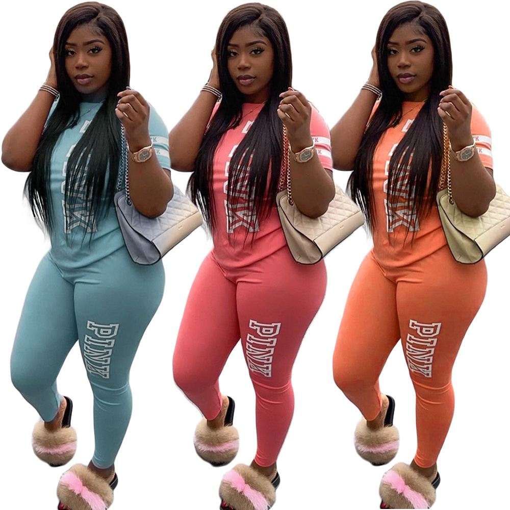 Summer Two Piece Outfits Womens Tracksuits Brand Letter Print Jogging Suit Designer Sports Suits Short Sleeve Top Long Pant Casual Clothes, Blue
Summer Two Piece Outfits Womens Tracksuits Brand Letter Print Jogging Suit Designer Sports Suits Short Sleeve Top Long Pant Casual Clothes, Blue
