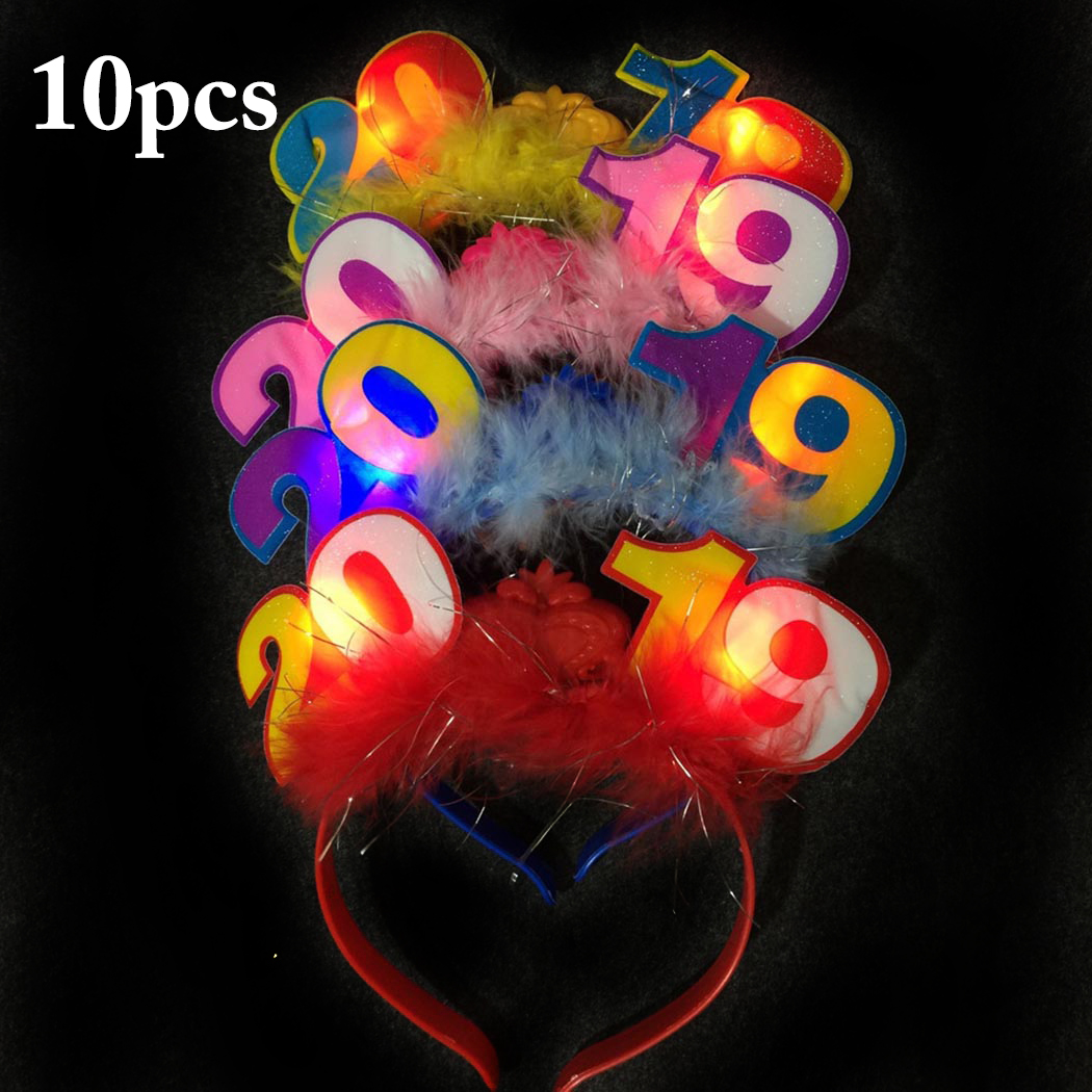 10PCS Fashion Sparkling Cute New Year Hair Hoop Flashing Creative Costume Headband Party Hairband Random Color Send
10PCS Fashion Sparkling Cute New Year Hair Hoop Flashing Creative Costume Headband Party Hairband Random Color Send