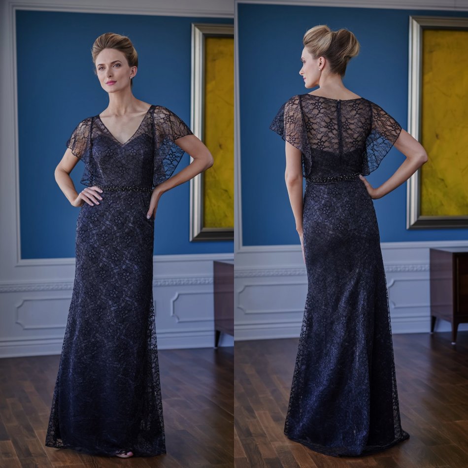Sheath Mother Of The Bridal Dresses V Neck Capped Appliques Lace Prom Dress Floor Length Mothers Dresses
Sheath Mother Of The Bridal Dresses V Neck Capped Appliques Lace Prom Dress Floor Length Mothers Dresses