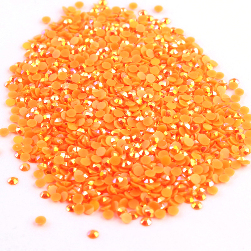 Orange AB 2mm,3mm,4mm Nail Art Resin Jelly Rhinestone Round Flatback For DIY Nail Art Accessories
Orange AB 2mm,3mm,4mm Nail Art Resin Jelly Rhinestone Round Flatback For DIY Nail Art Accessories