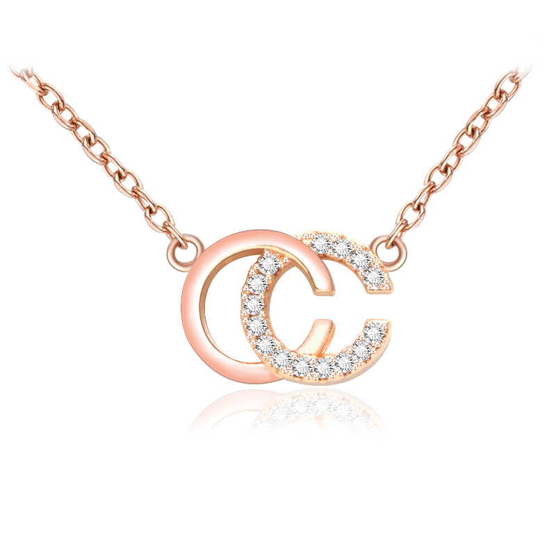 Wholesale 2019 Fashion Brand Designer Double Letters Necklace Gold Tone Necklace For Women Men Wedding Party Jewelry Gift, Silver
Wholesale 2019 Fashion Brand Designer Double Letters Necklace Gold Tone Necklace For Women Men Wedding Party Jewelry Gift, Silver