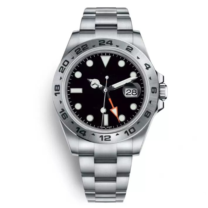 Explorer II 40 MM Black Watch Men Asia 2813 Movement Mechanical Automatic Wristwatch Set individual independent Date 24 Hours, Slivery;brown
Explorer II 40 MM Black Watch Men Asia 2813 Movement Mechanical Automatic Wristwatch Set individual independent Date 24 Hours, Slivery;brown