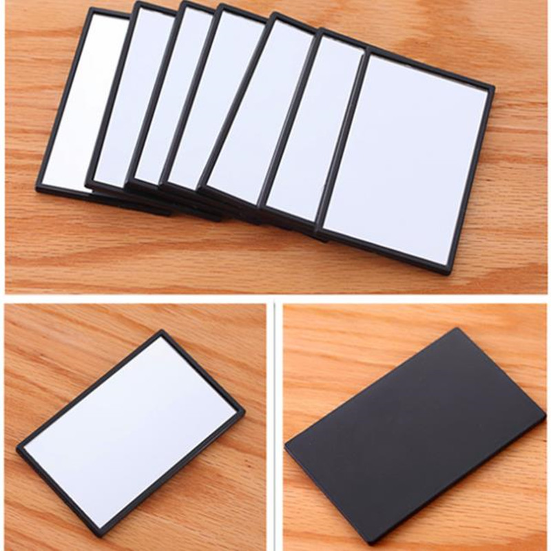 Travel Makeup Mirror Pocket Portable Rectangular Mirror Makeup Compact Portable Pocket Mirror Espejo De Bolsillo Portatil Compacto