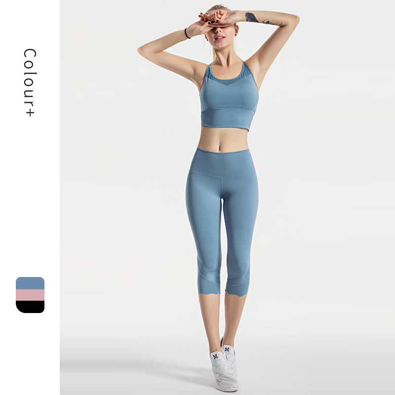 ATSANI Yoga Set Black bra and leggings Woman Gym Sexy Beautiful Back Mesh Fitness Clothing Sportswear High Waist Gym Leggings
ATSANI Yoga Set Black bra and leggings Woman Gym Sexy Beautiful Back Mesh Fitness Clothing Sportswear High Waist Gym Leggings