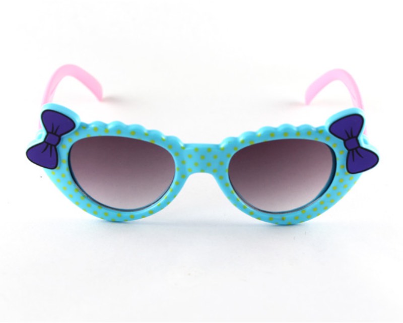 Cute Kids Sunglasses Lovely Knot Bow Cat Eye Frame Sun Glasses Children Eyeglasses UV400 Wholesale Z260305