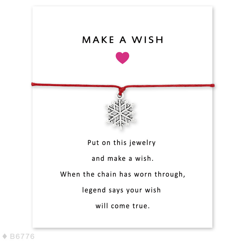 Girls Adjustable Statement Jewelry With Card Christmas Gift Make A Silver Snowflake Charm Bracelets For Women
Girls Adjustable Statement Jewelry With Card Christmas Gift Make A Silver Snowflake Charm Bracelets For Women