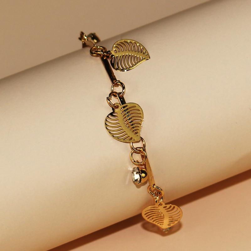 Link, Chain European And American Golden Simple Hollow Leaves Personality Design Sense Bracelet Women
Link, Chain European And American Golden Simple Hollow Leaves Personality Design Sense Bracelet Women