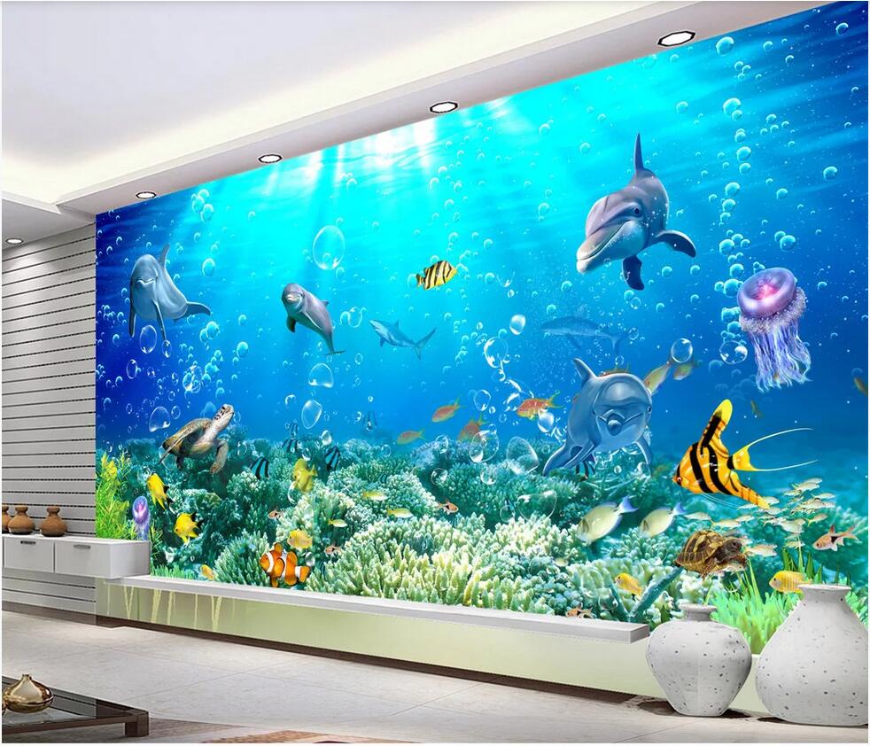 3d wallpaper custom photo murals Background wall 3D effect underwater world TV background wall home decor wall art pictures, Non-woven fabric
3d wallpaper custom photo murals Background wall 3D effect underwater world TV background wall home decor wall art pictures, Non-woven fabric